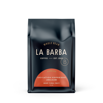 Load image into Gallery viewer, La Barba Standard Espresso Fresh Roasted Coffee in Black Bag