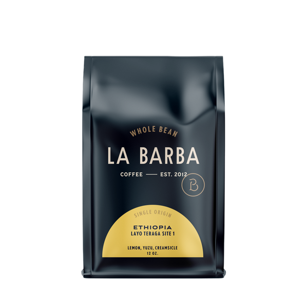 Sourced from the Layo Teraga Cooperative in Ethiopia’s Guji zone, this high-elevation coffee delivers bright citrus notes of lemon and yuzu balanced by a sweet, creamy creamsicle finish. Grown by smallholder farmers above 2,200 meters, it showcases the vibrant, expressive character of Ethiopian coffee.