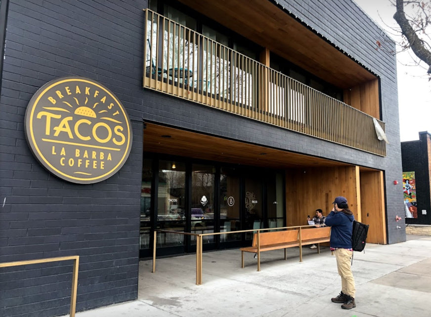 La Barba Coffee Maven District Store Front